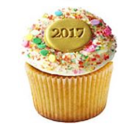 2017 Confetti Vanilla cupcake